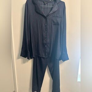 Banana Republic Navy with Red Accent Pajama Set